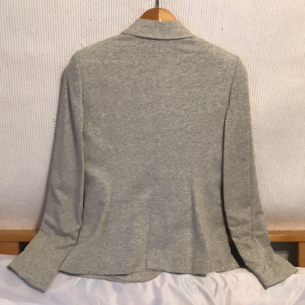 Zara Basic Soft Grey Suit Jacket - image 4